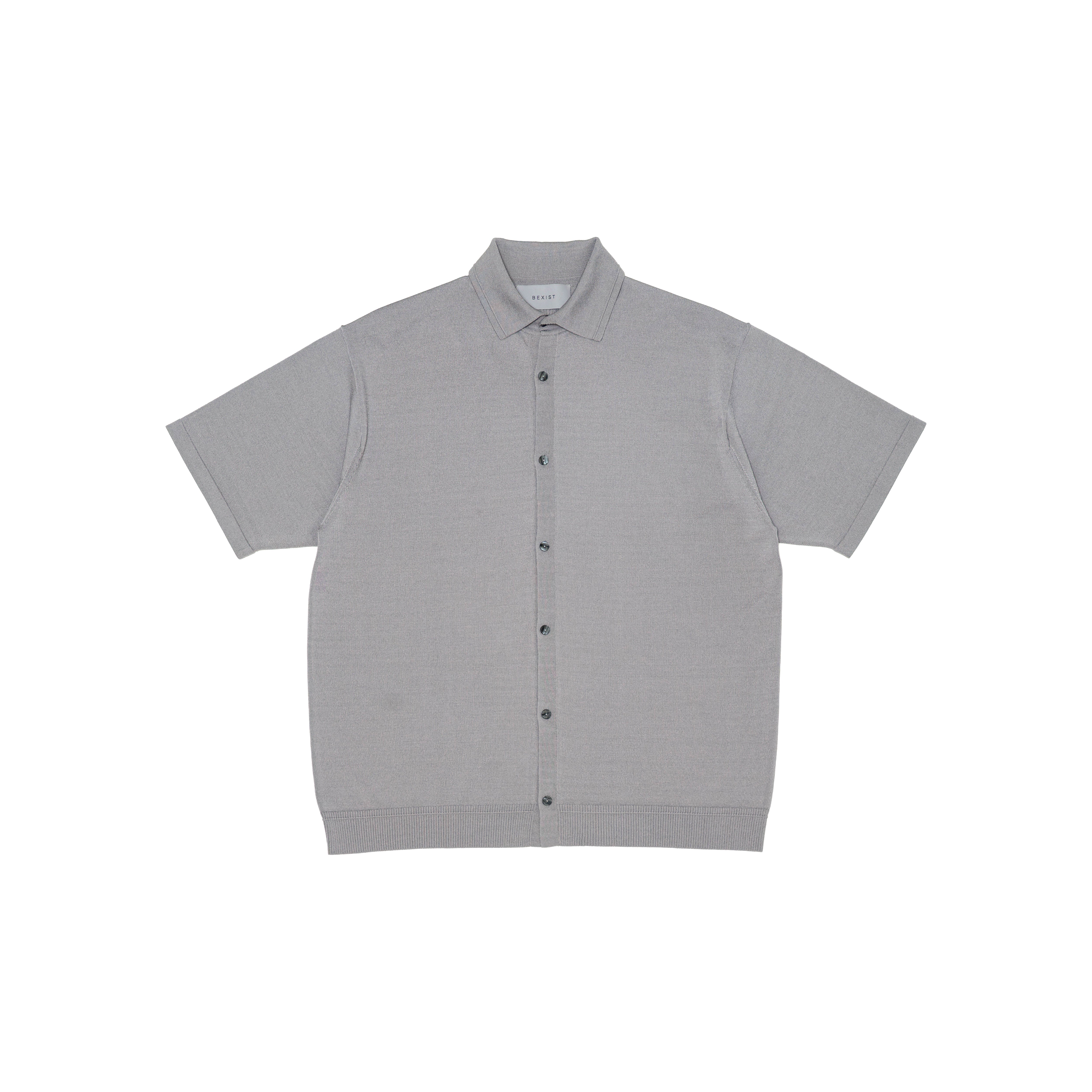 RAYON/NYLON SHORT SLEEVE KNIT SHIRT