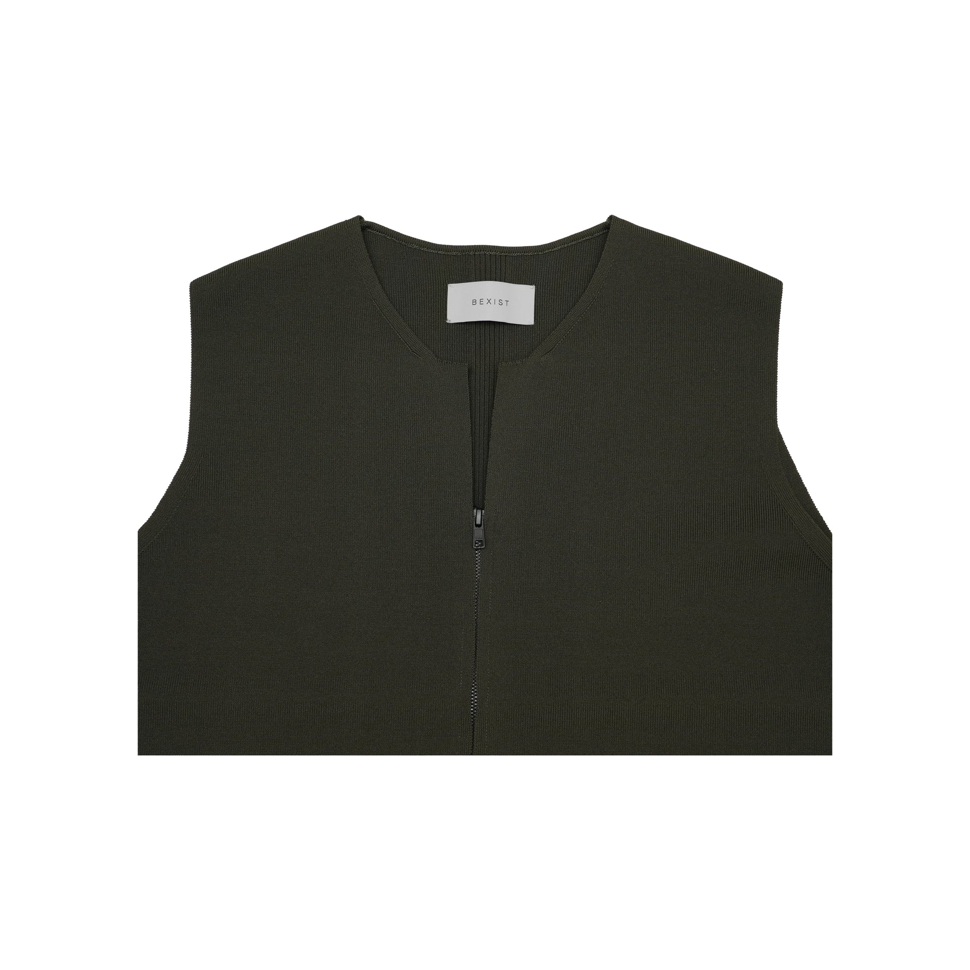 【9月中旬発売予定】R/Ny NO COLLAR KNIT GILET